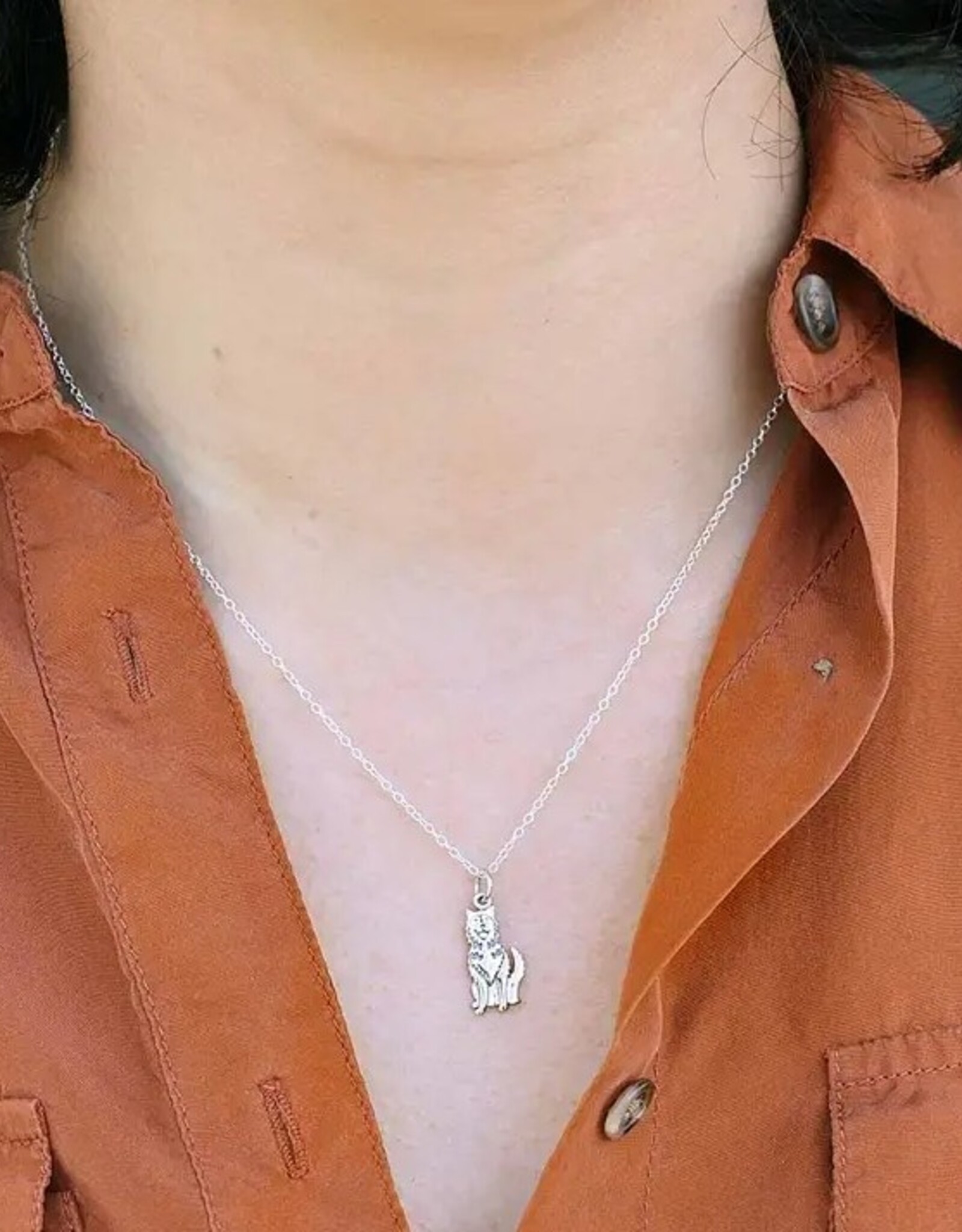 *Husky Necklace | Silver | 18"