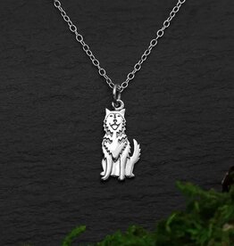 *Husky Necklace | Silver | 18"