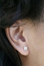 *French Bulldog Necklace | Silver | 18"