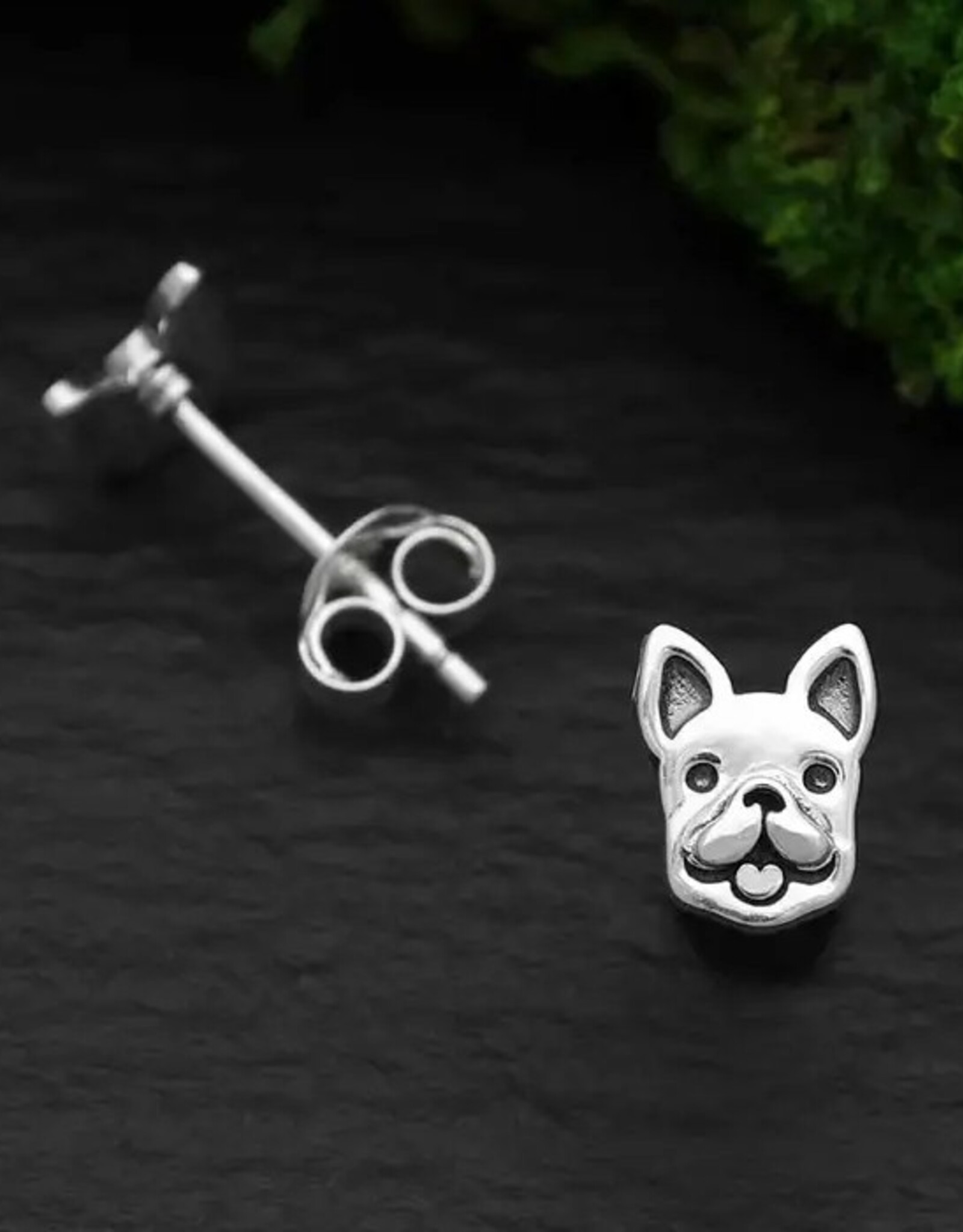 *French Bulldog Necklace | Silver | 18"