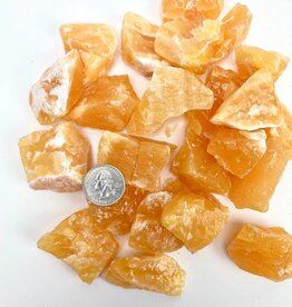 Orange Calcite Rough | 35-50MM | Mexico