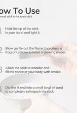 Black Copal Hand-Rolled Incense Stick
