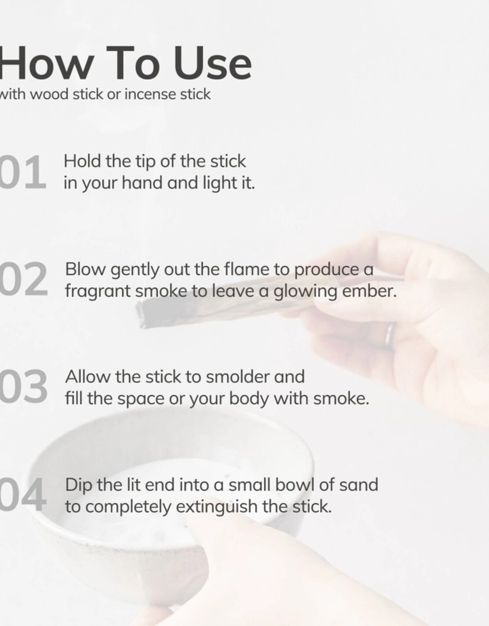 Lavender Hand Rolled Incense Stick