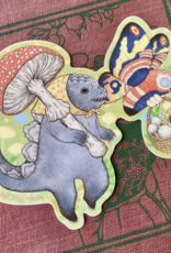 -Kaiju Mushroom Sticker -Kaiju Mushroom Sticker