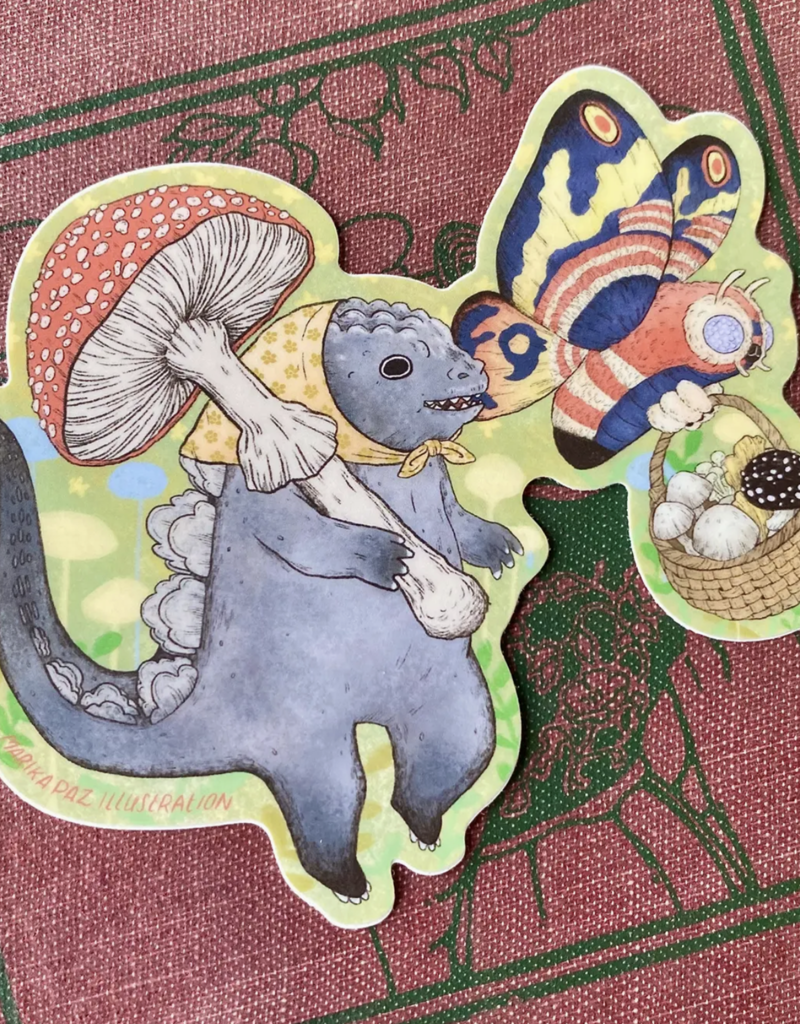 -Kaiju Mushroom Sticker