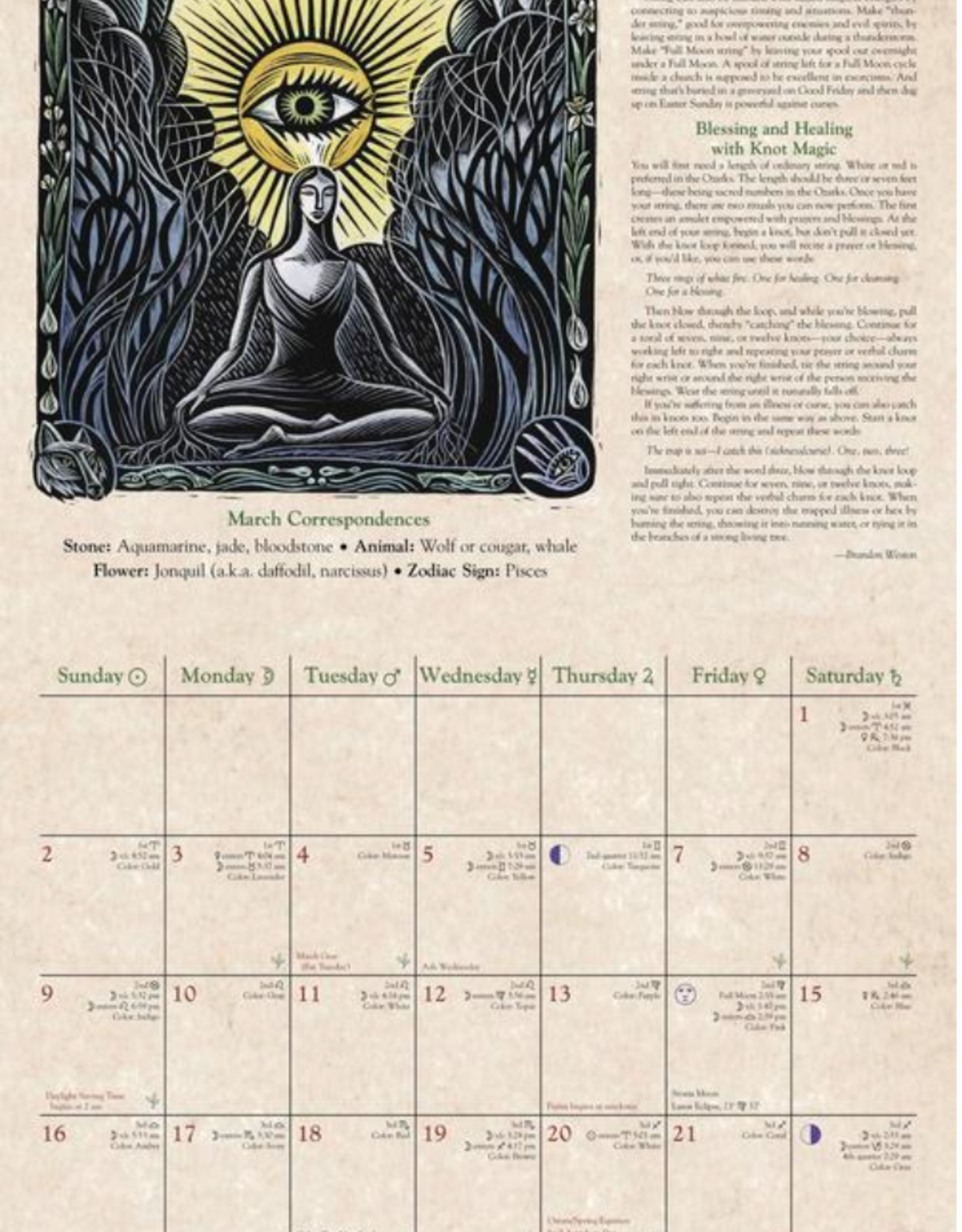 Llewellyn's 2026 Witches' Calendar