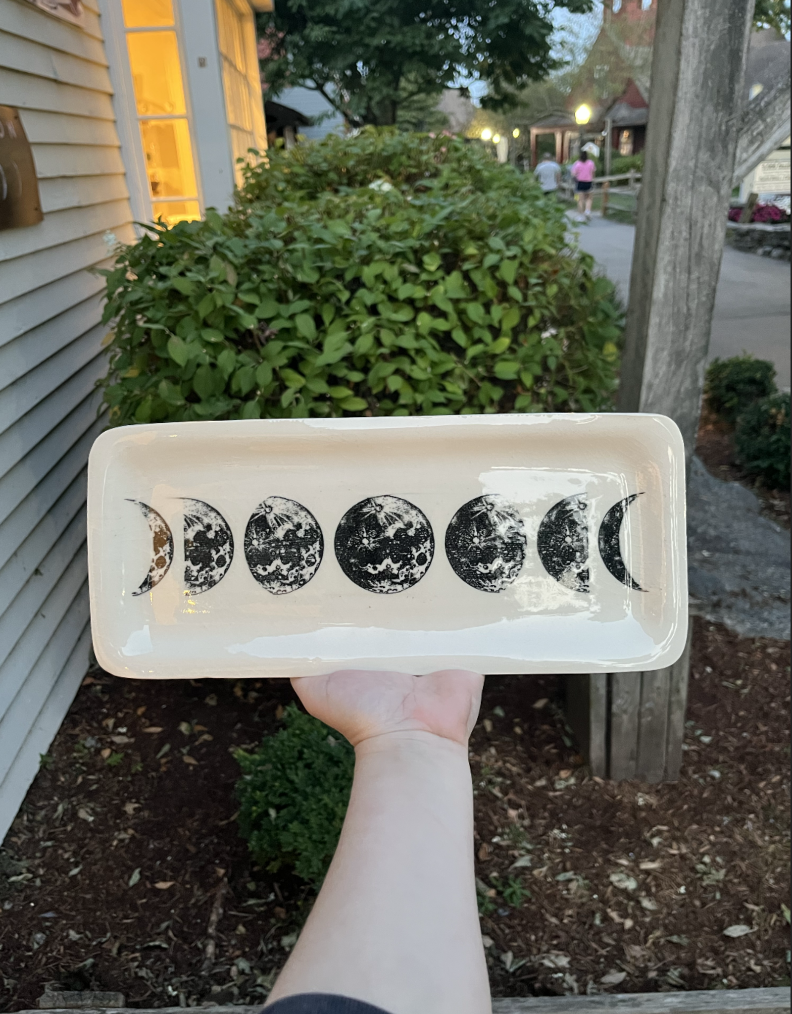 Large Rectangular Moon Phase Tray | 12.5" Long