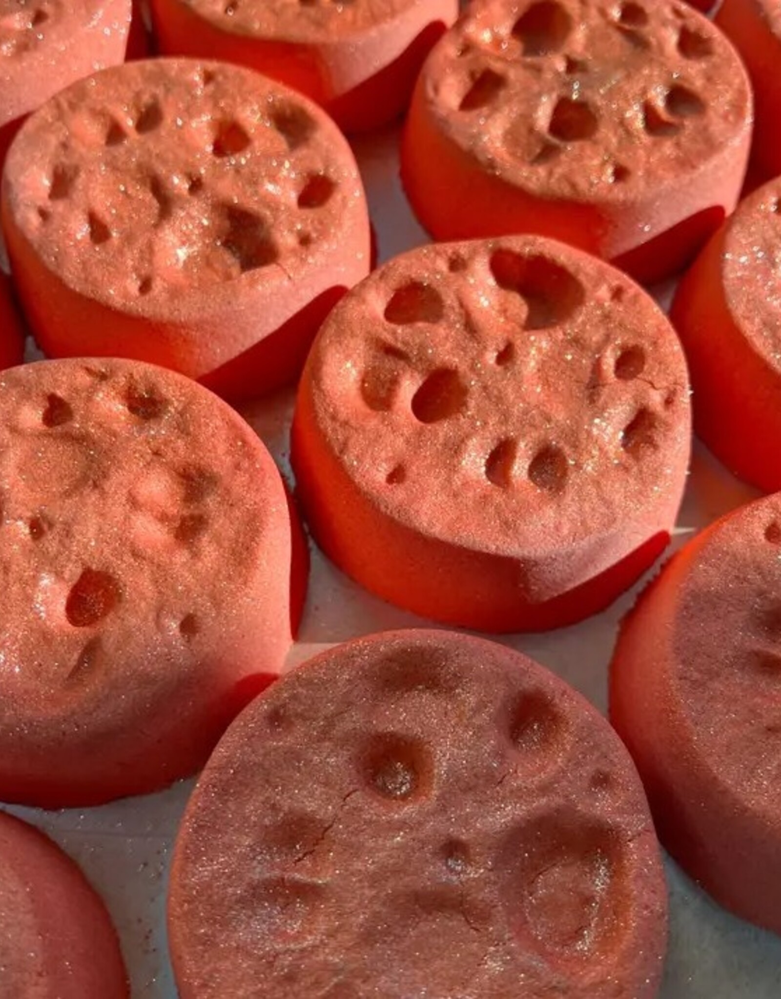 -Harvest Moon | Fall Inspired Crystal-Infused Handmade Bath Bomb