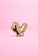 Bread and Butterfly Enamel Pin