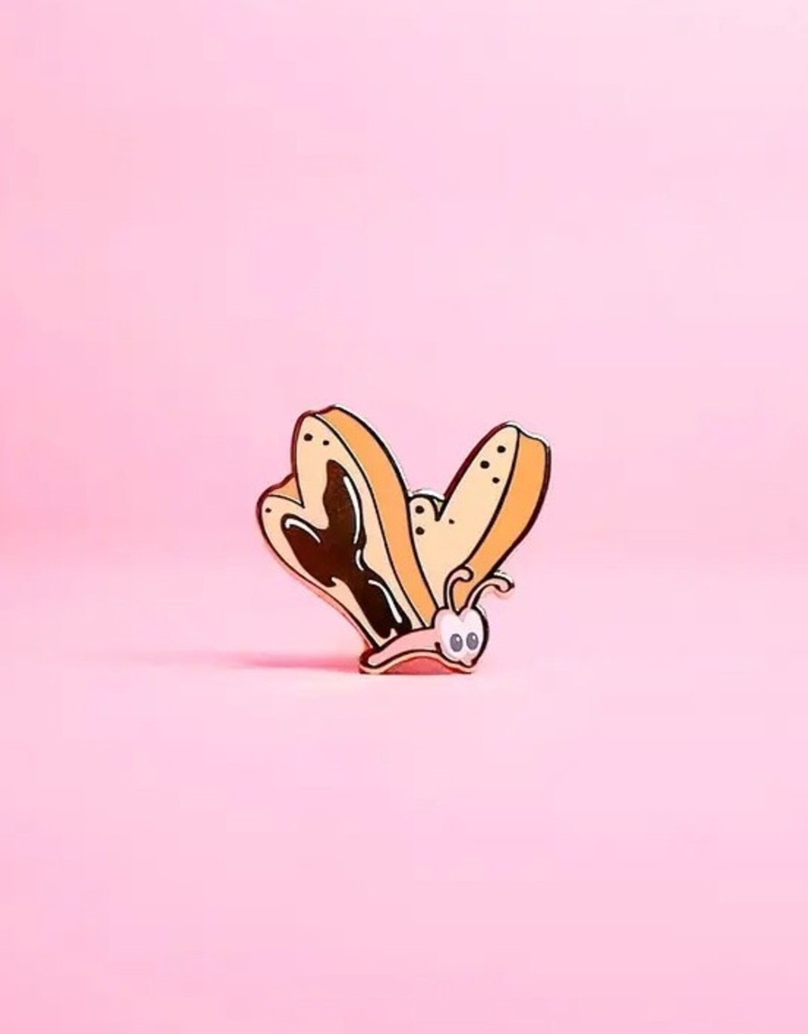 Bread and Butterfly Enamel Pin