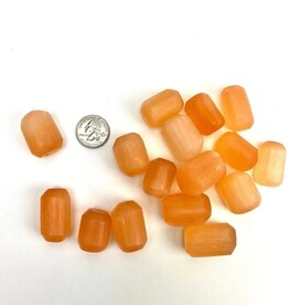Peach Selenite Tumbled | 15-30MM | Morocco