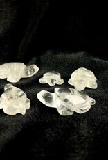 Crystal Carved Turtle | Clear Quartz | 25-35mm | Brazil