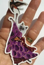 Geisha Cat  Die Cut Vinyl Sticker