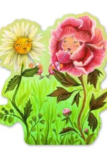 Happy Hour Flowers Die Cut Vinyl Sticker