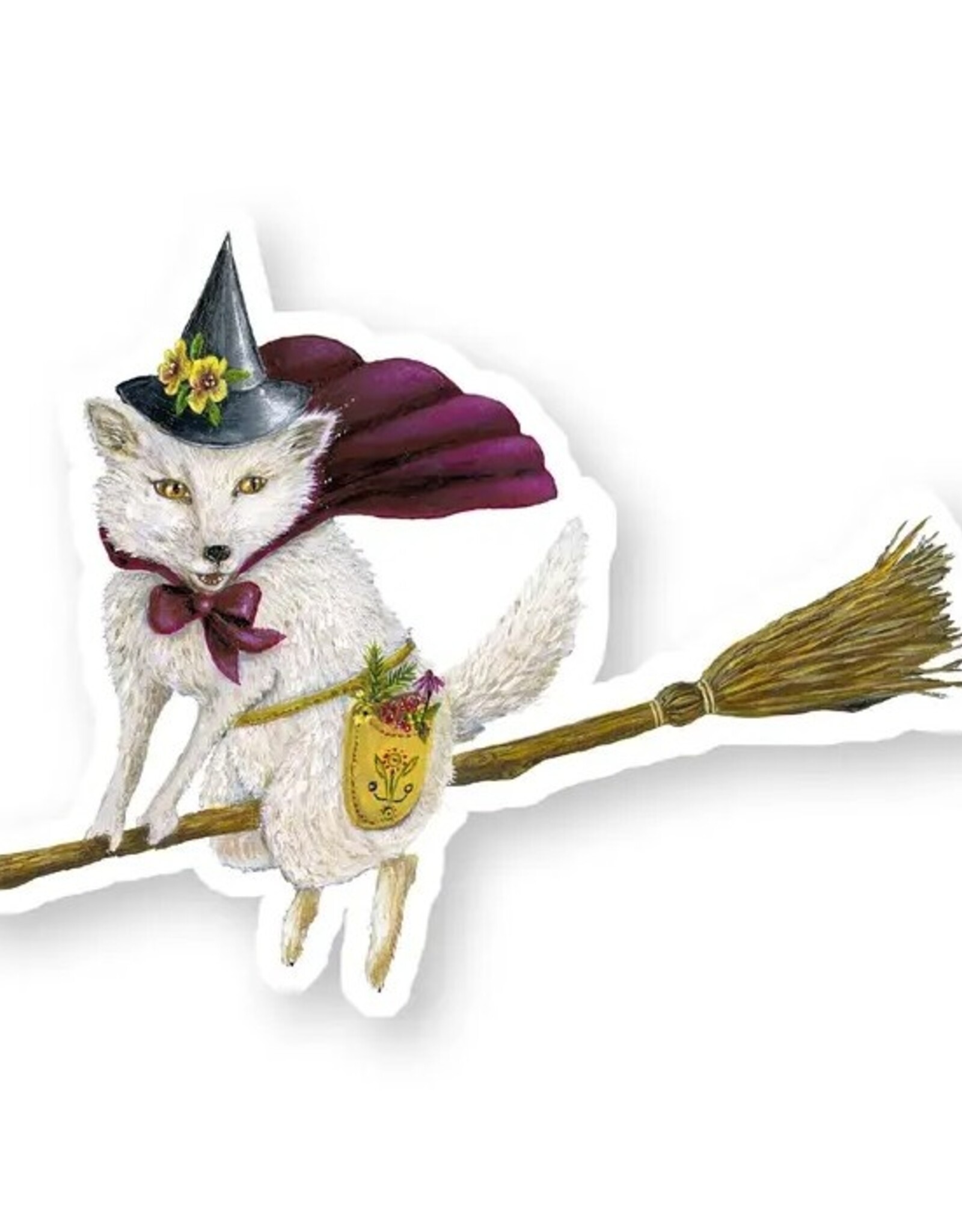 Moon Fox Magick Die Cut Vinyl Sticker