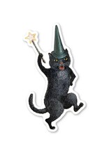 Spooky Cat Die Cut Vinyl Sticker
