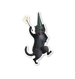 Spooky Cat Die Cut Vinyl Sticker