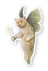 Faerie Bear Die Cut Vinyl Sticker
