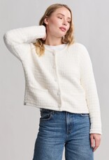 CozyChic Textured Button Front Cardigan