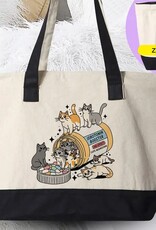 Serotonin Booster Cats - Cat Mental Health Canvas Tote Serotonin Booster Cats - Cat Mental Health Canvas Tote