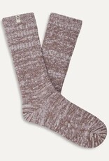 Rib Knit Slouchy Crew Sock