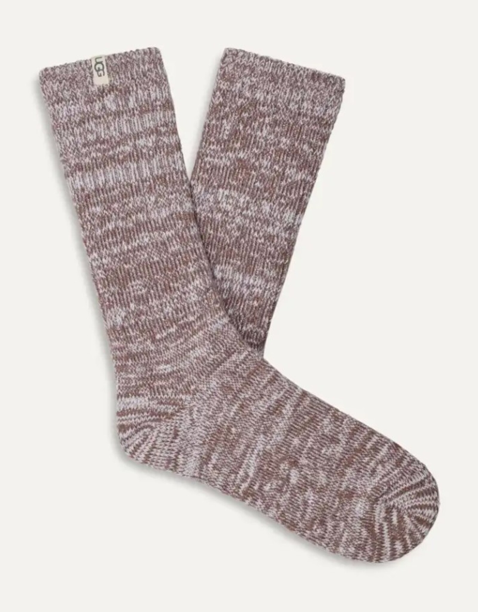 Rib Knit Slouchy Crew Sock