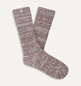 Rib Knit Slouchy Crew Sock
