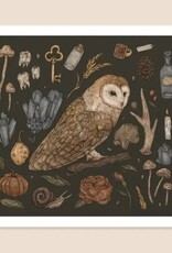 10.5” X 9” Harvest Owl Print