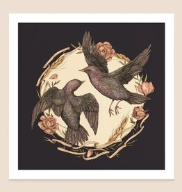 12” x 12” Starlings Print