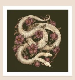 12” x 12” Two-Headed Snake Print