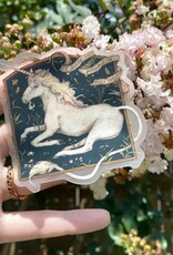3" X 3" I Dwell in Possibility Unicorn Sticker