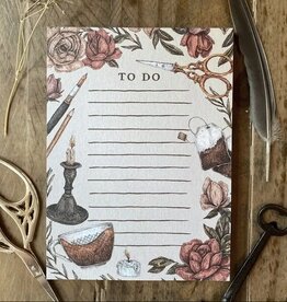 5.5” X 4” Tea Time To Do List Notepad