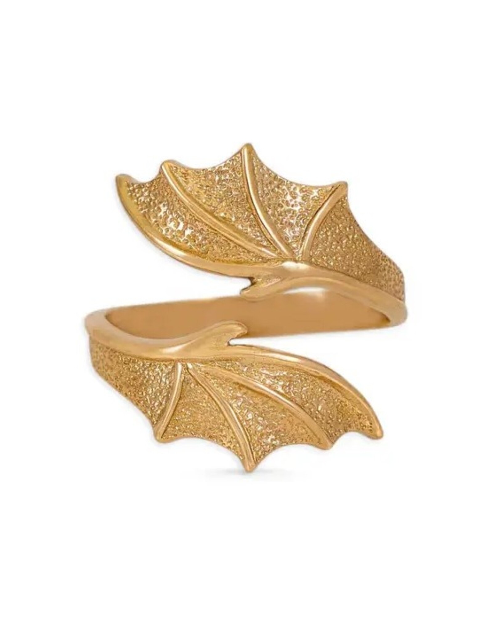 -Adjustable Bypass Dragon Wing Ring |