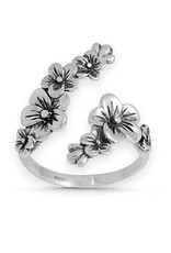 -Adjustable Cherry Blossoms Ring |