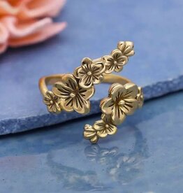 -Adjustable Cherry Blossoms Ring | -Adjustable Cherry Blossoms Ring |
