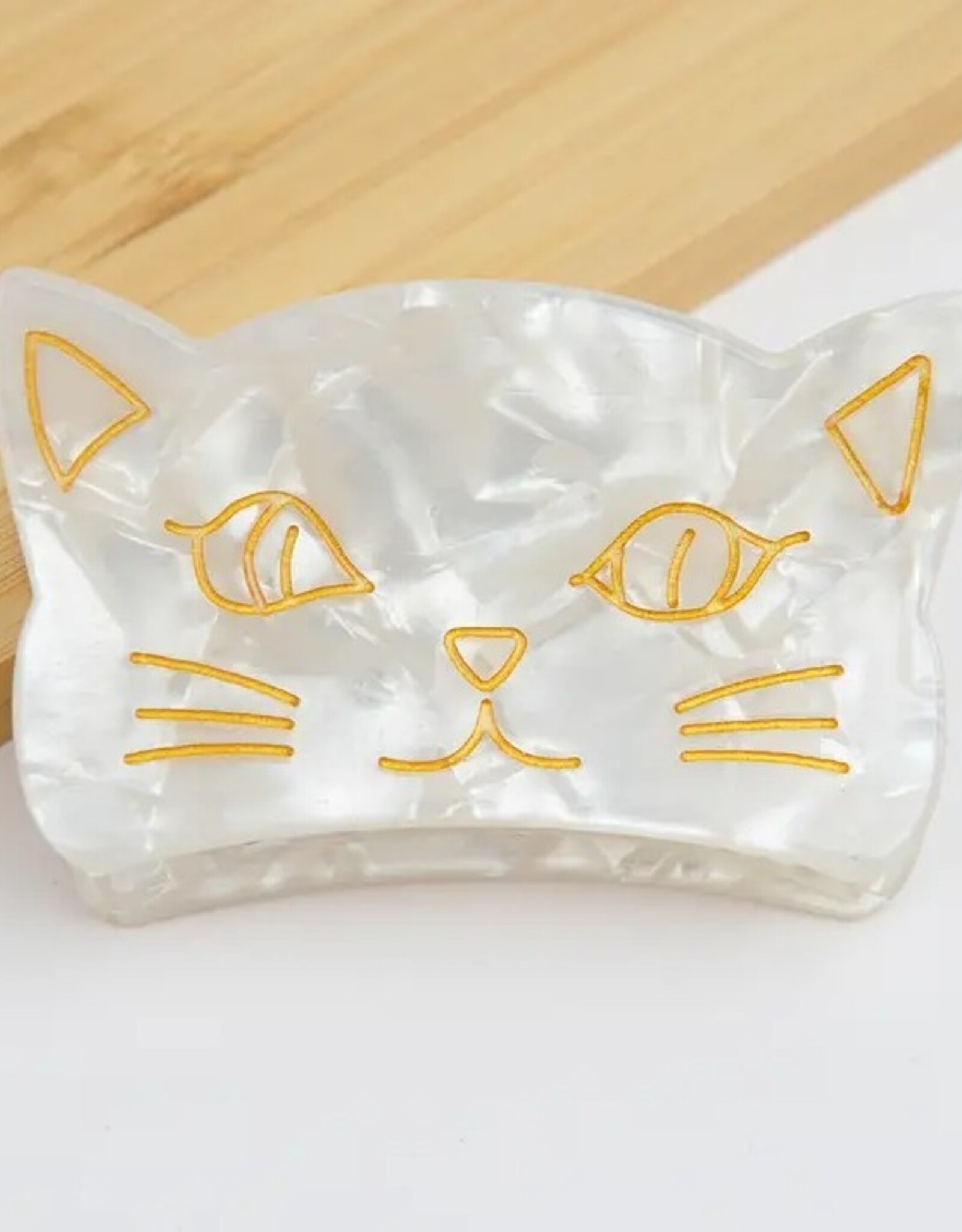 Acrylic Cute Cat Claw Clip |