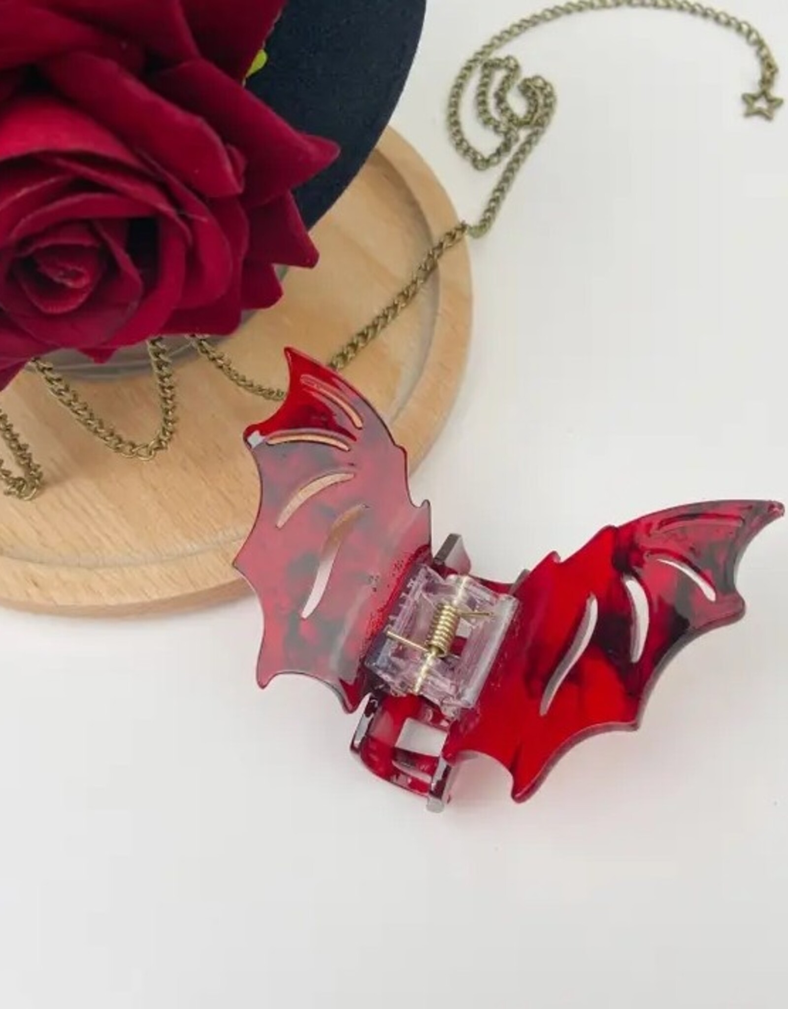 Colorful Bat Hair Clip Halloween |