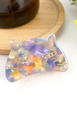 Cute Cat Hair Clip, Acetate Animal Claw Clip |