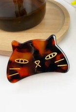 Cute Cat Hair Clip, Acetate Animal Claw Clip |
