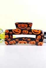 Halloween Rectangular Ghost Skull Hair Claw Clip |
