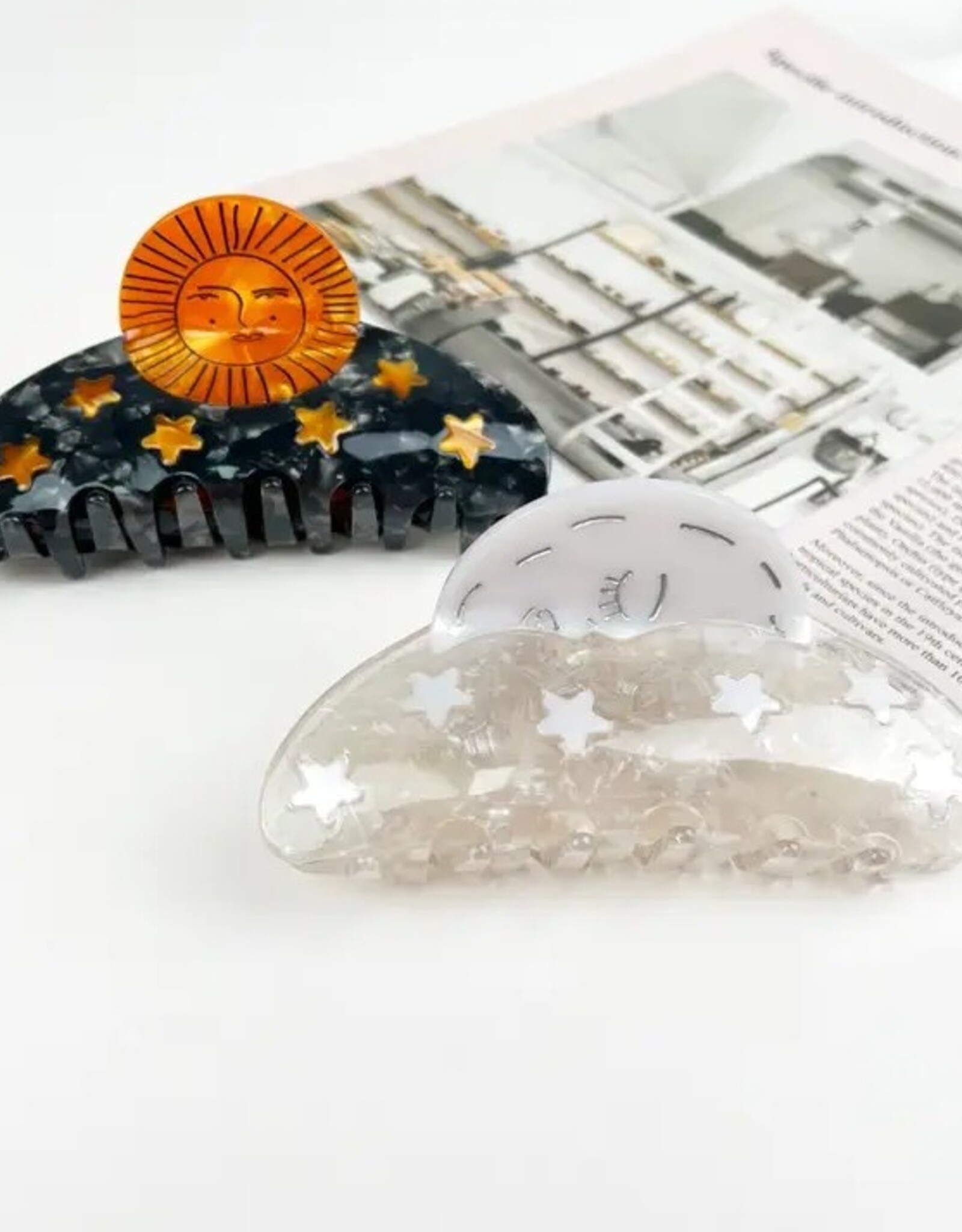 Sun Claw Clip Moon Hair Clips |