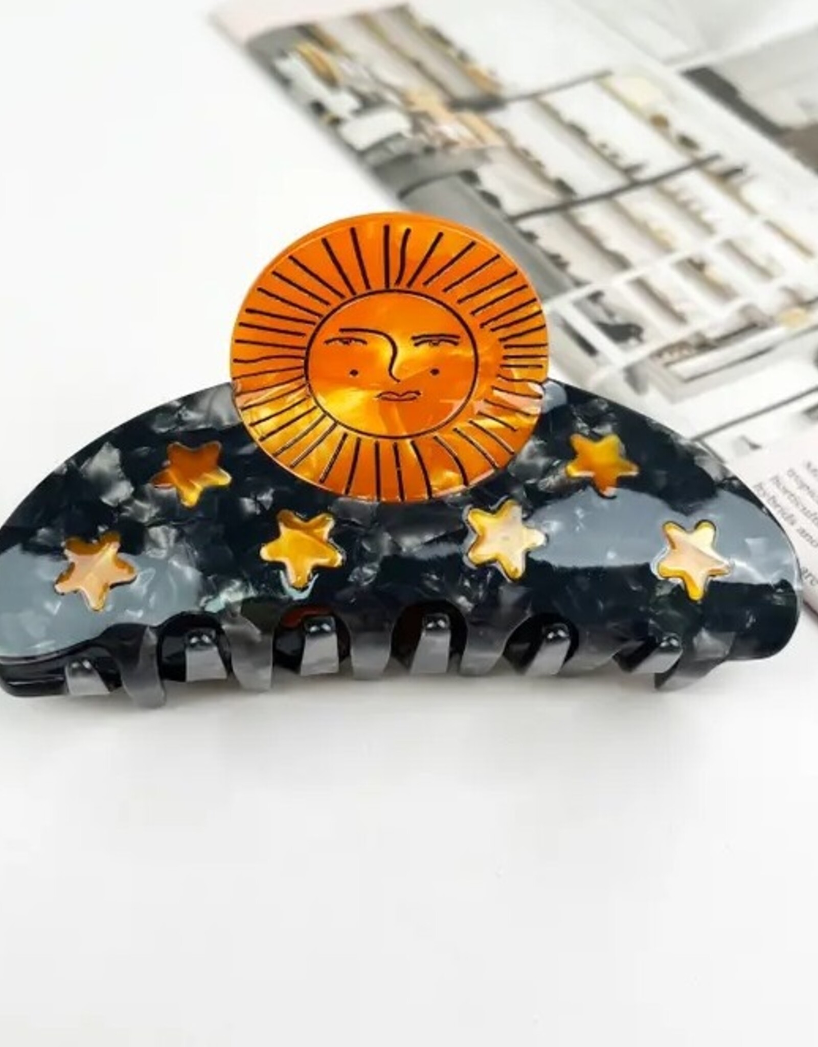 Sun Claw Clip Moon Hair Clips |