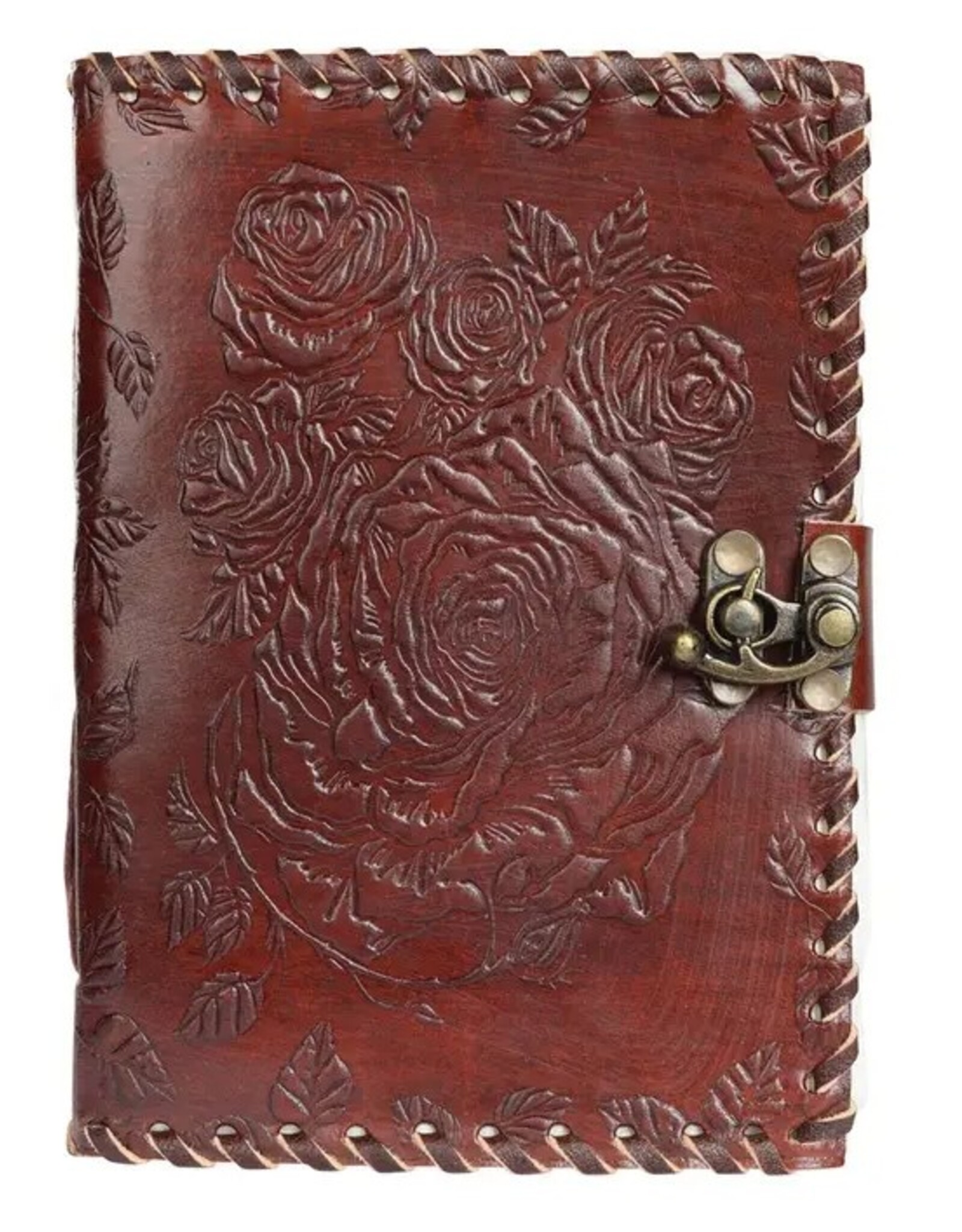 -Rose Leather Journal