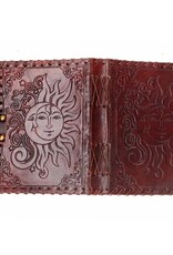 -Sun / Moon Leather Journal