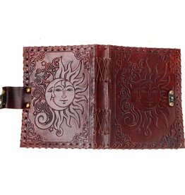 -Sun / Moon Leather Journal