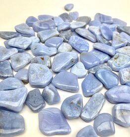 Blue Lace Agate | Tumbled | Namibia Blue Lace Agate | Tumbled | Namibia
