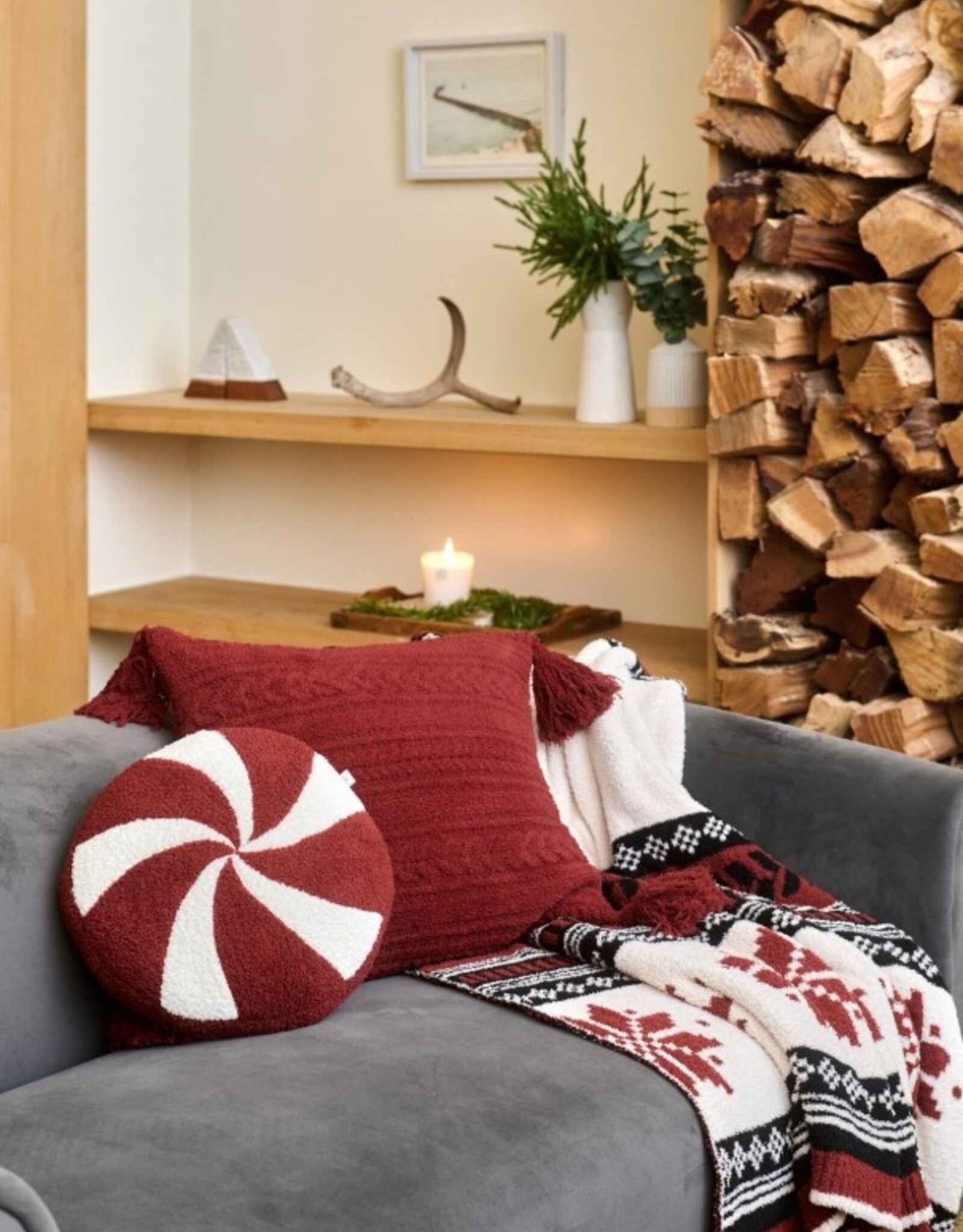 CozyChic Peppermint Pillow