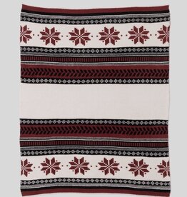 CozyChic Fair Isle Throw 54 x 72
