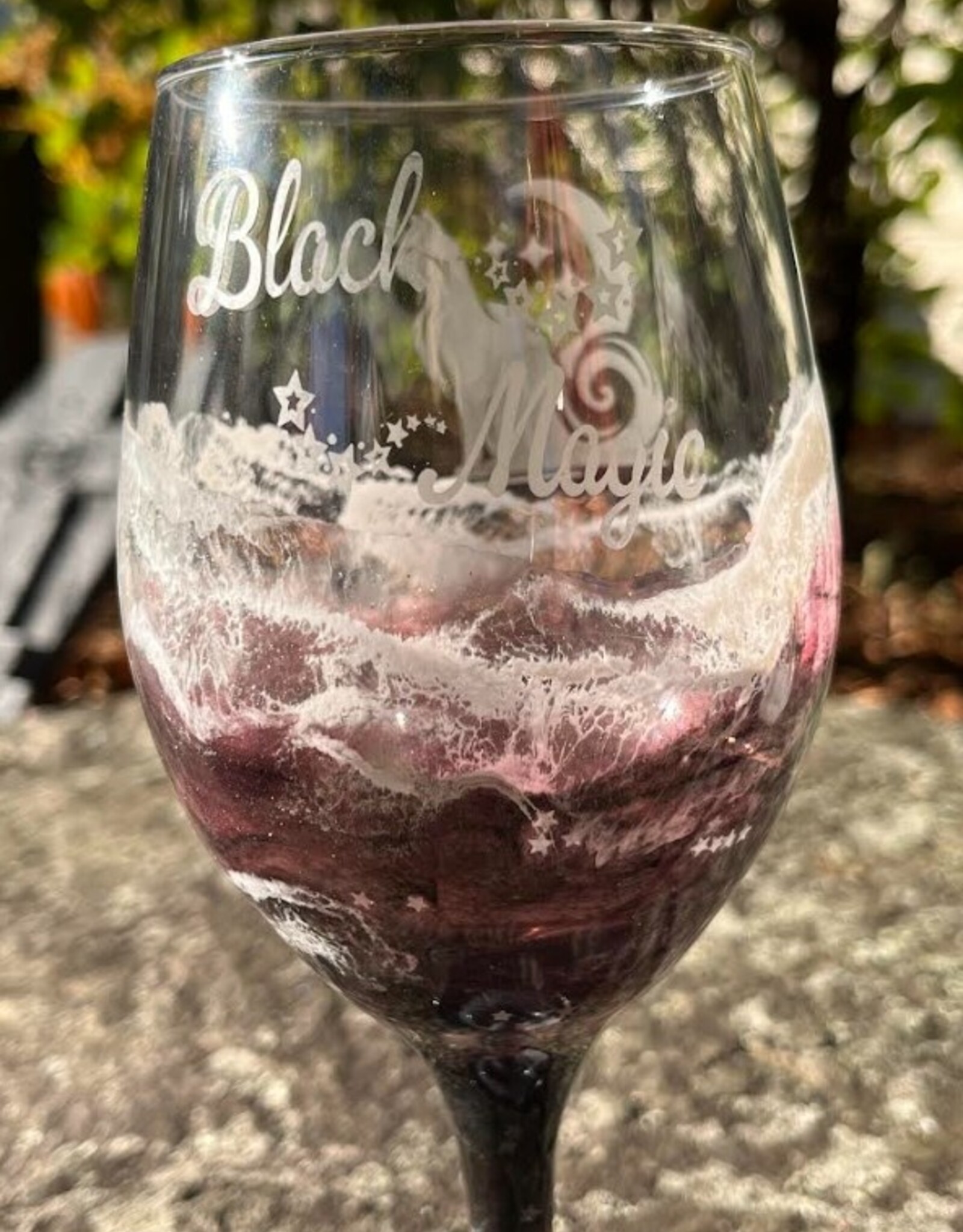 Wine Glass | Stemmed | Black Magic STM