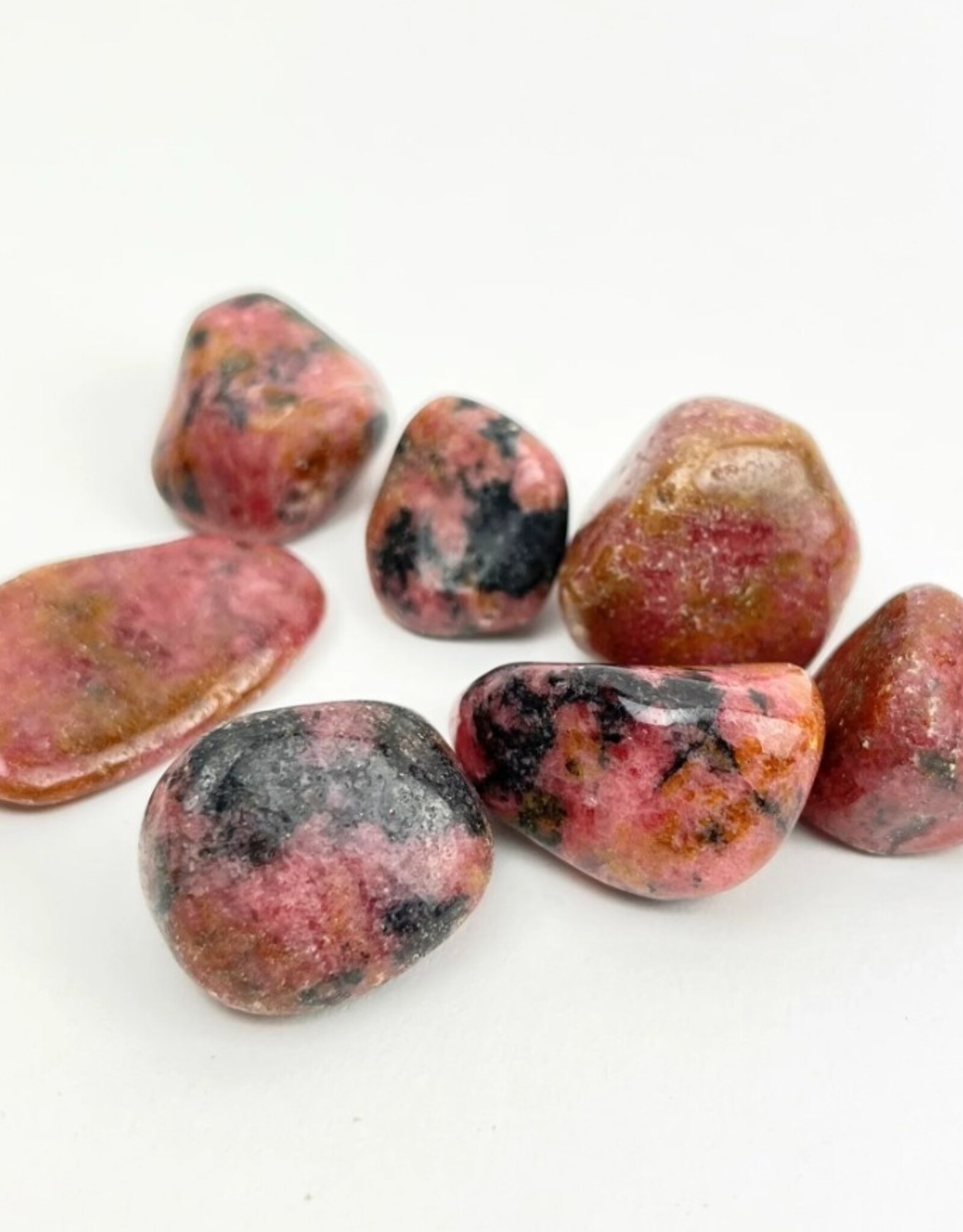 Rhodonite Tumbled | 20-35mm| Zimbabwe